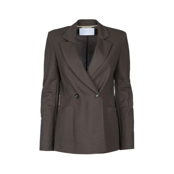 HARRIS WHARF LONDON Sweaters - Harris Wharf London Women Women D.B. Blazer With Shoulder Pads Rayon